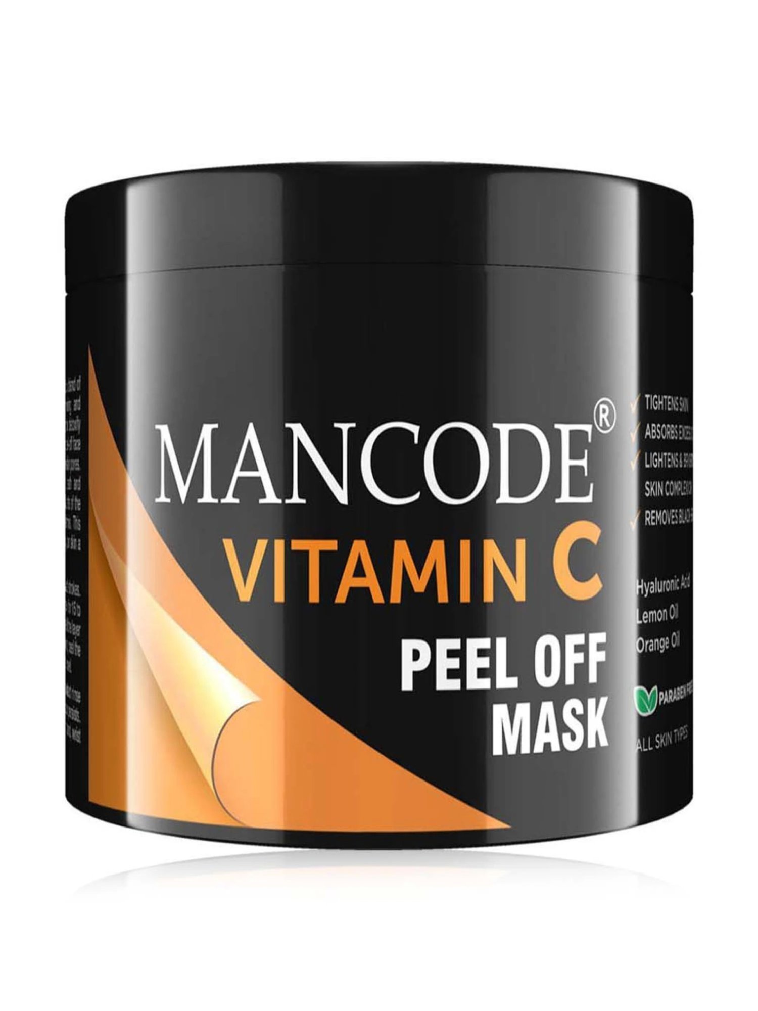 Mancode Vitamin C Peel off Mask - 100 gm