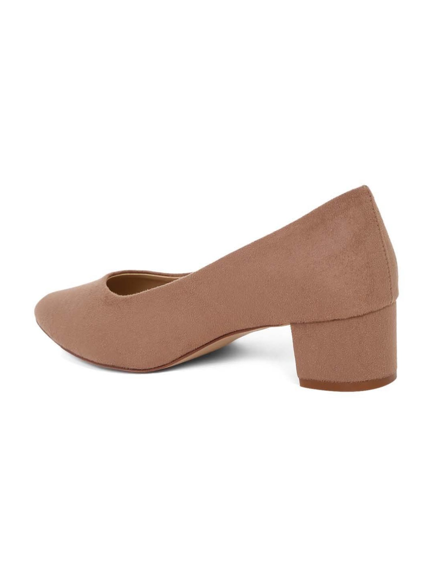 Flat N Heels Women's Khaki Casual Pumps