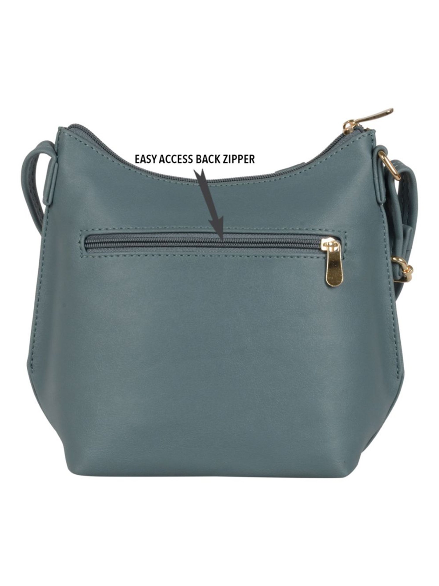 Baggit Grey Small Hobo Bag
