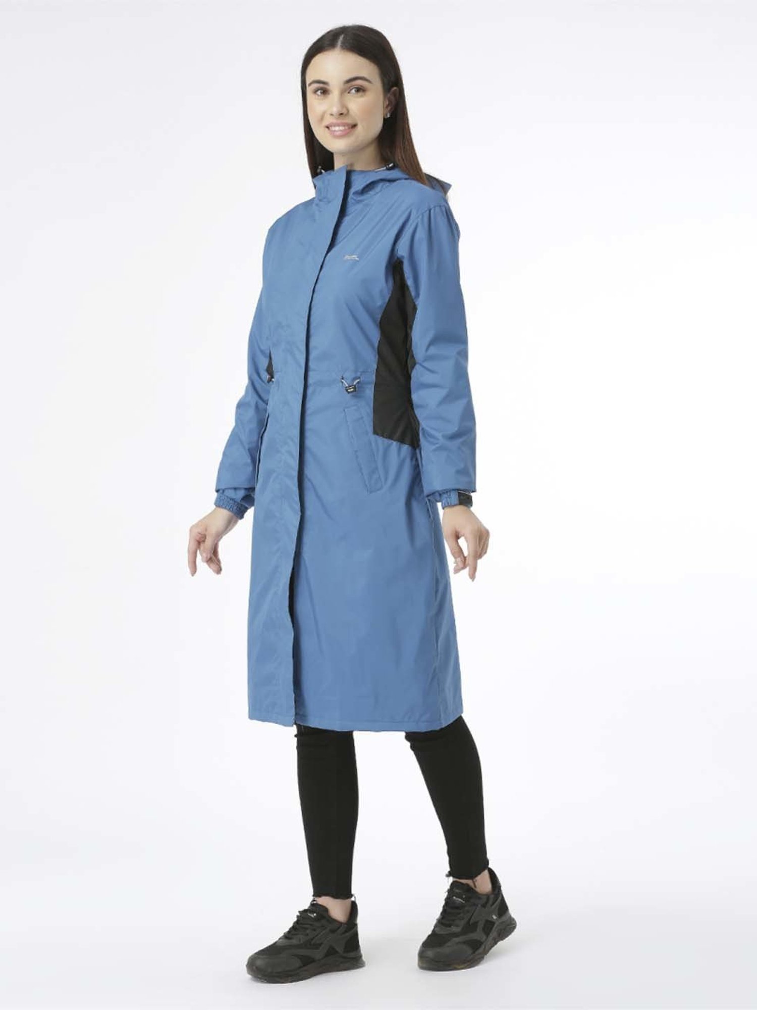 Zeel Navy Regular Fit Rain Jacket