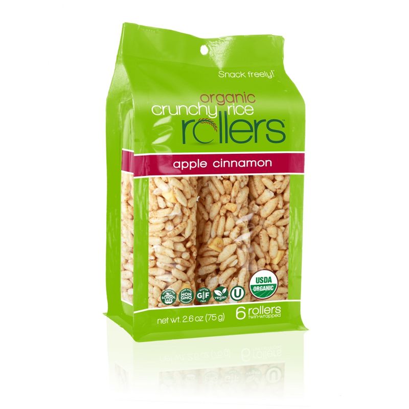 Bamboo Lane Apple Cinnamon Crunchy Rice Rollers - 2.6oz