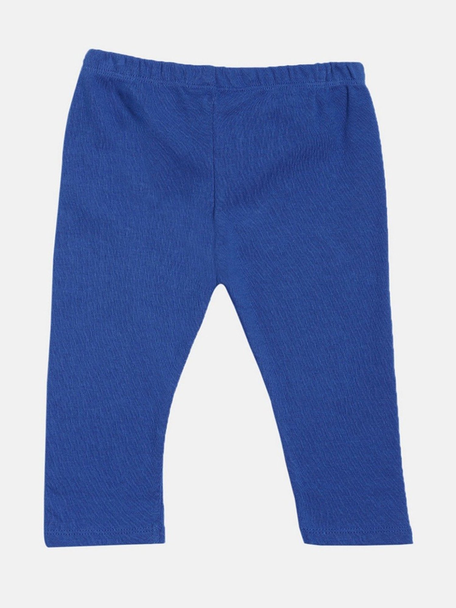 Kryptic Kids Royal Blue Cotton Regular Fit Leggings