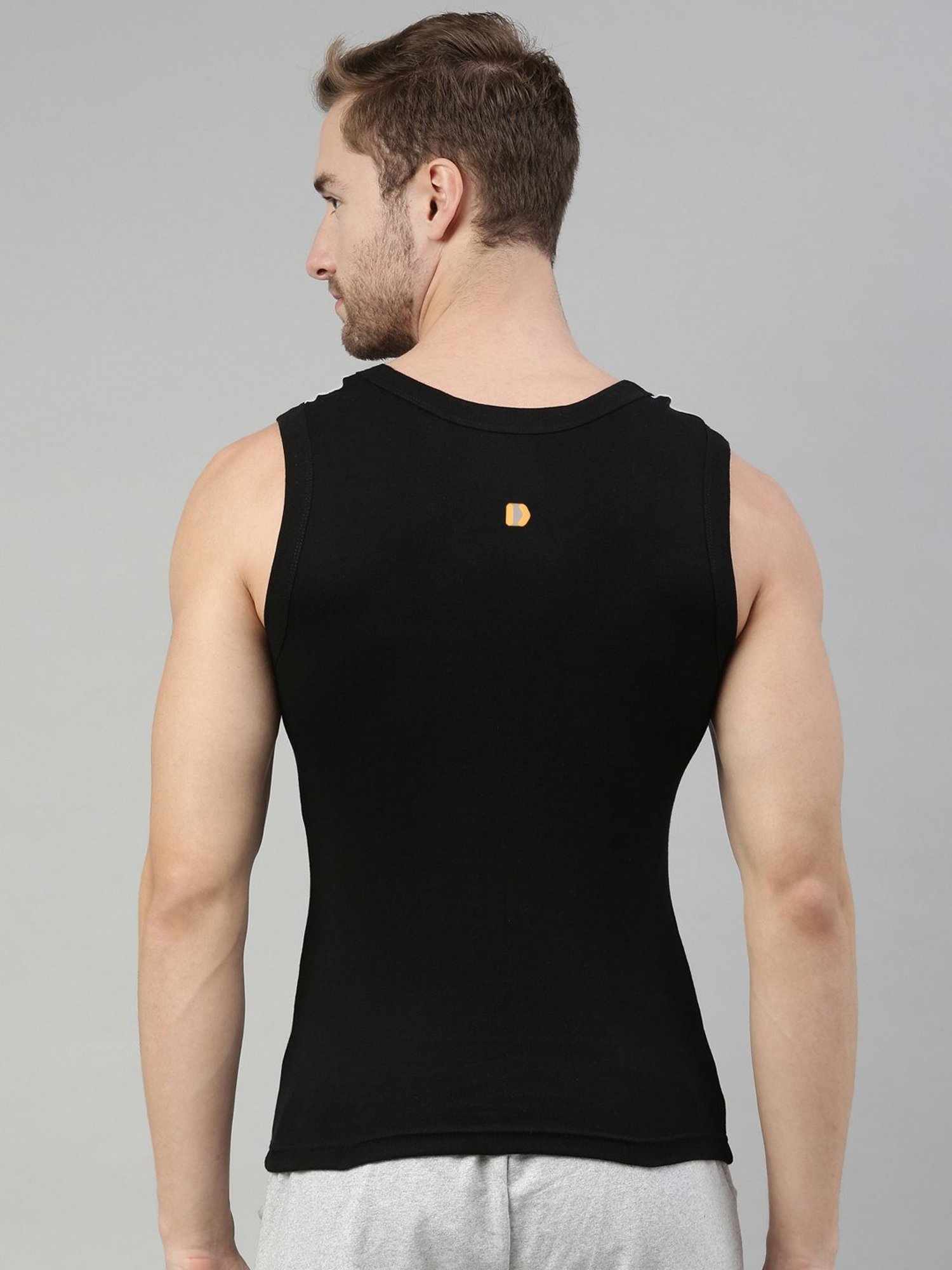 Dixcy Scott Originals Multi Cotton Regular Fit Vest - Pack Of 2