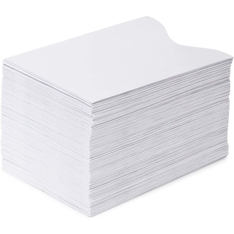 Stockroom Plus 500-Pack White Blank Keycard Envelope Sleeves, Card Protectors for Business (3.5 x 2.3 in)