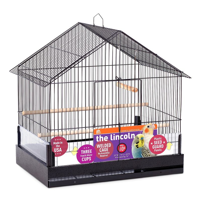 Prevue Pet Products Cockatiel House-Style Bird Cage - Medium