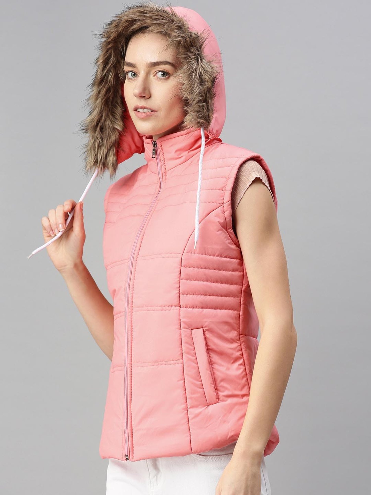 VOXATI Pink Quilted Jacket