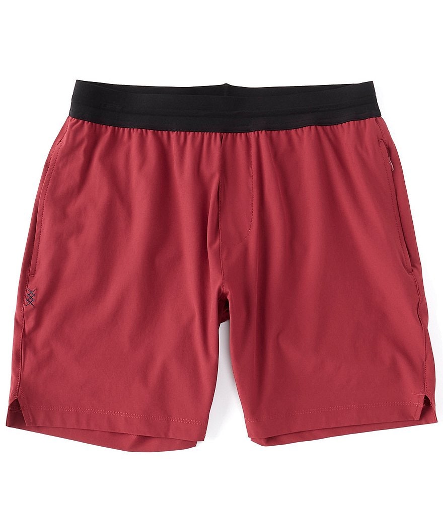 Redsand Elastic Waist Colorblock 20#double; Outseam Volley Shorts