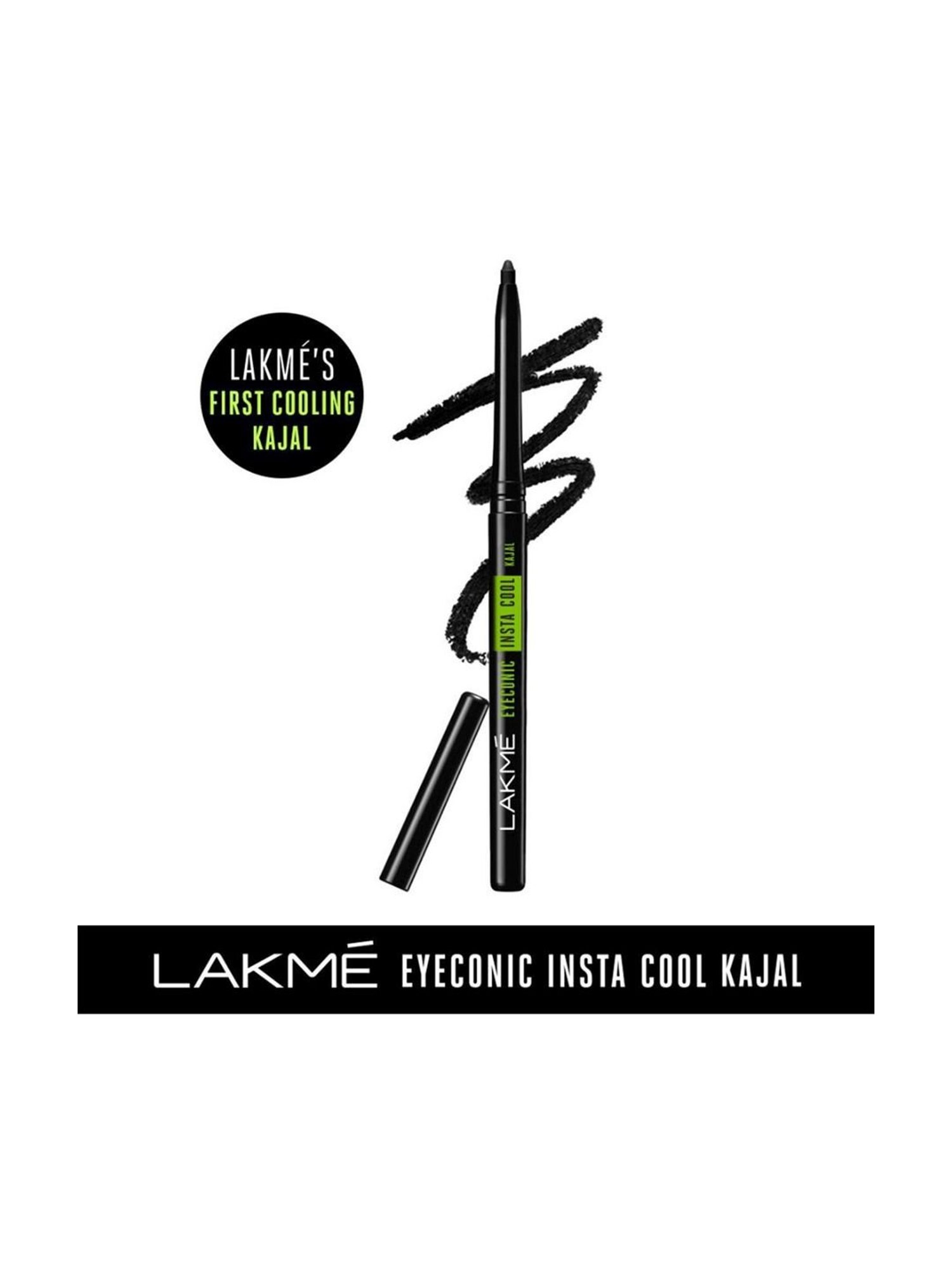 Lakme Eyeconic Insta Cool Kajal Black - 0.35 gm