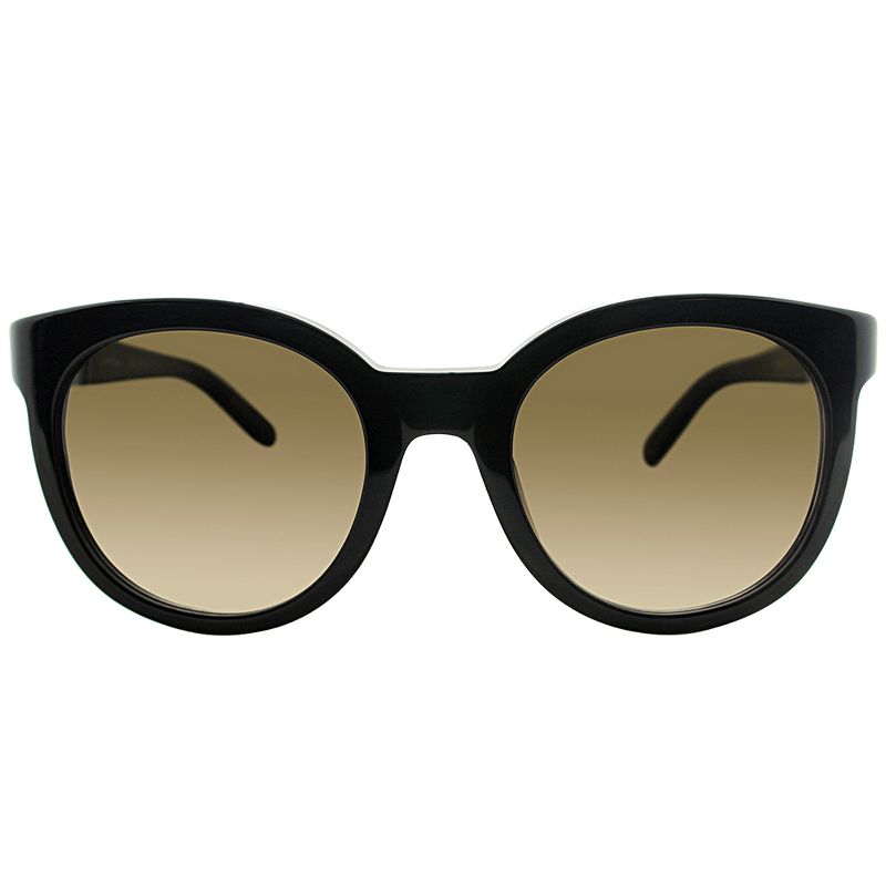 Salvatore Ferragamo  001 Womens Round Sunglasses Black 53mm