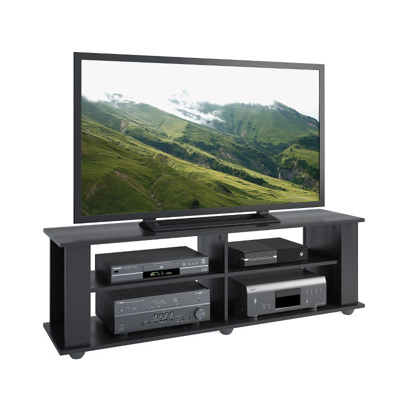 Flat Panel Tv Stand CorLiving Ravenwood Black