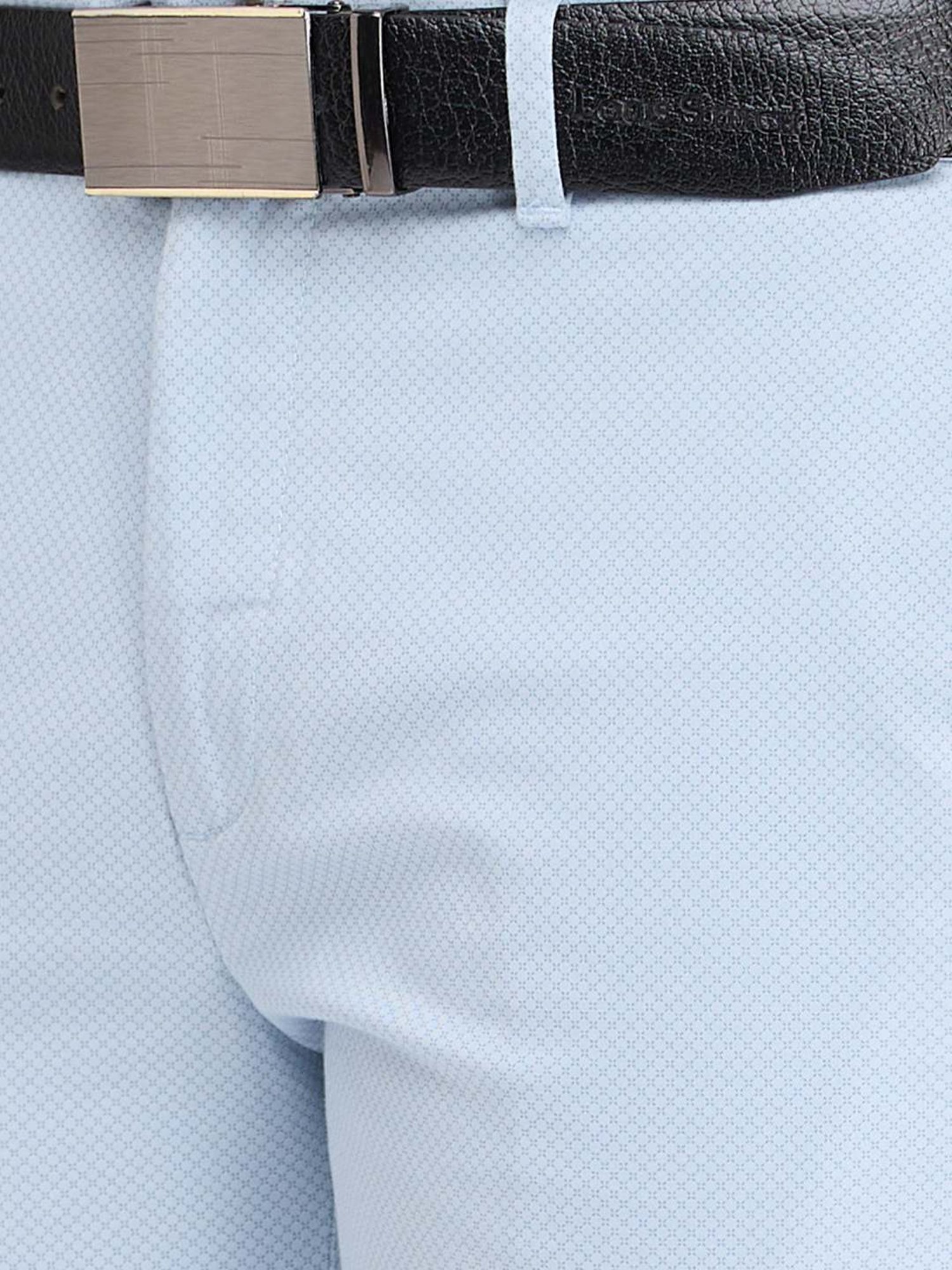 Arrow Navy Regular Fit Trousers