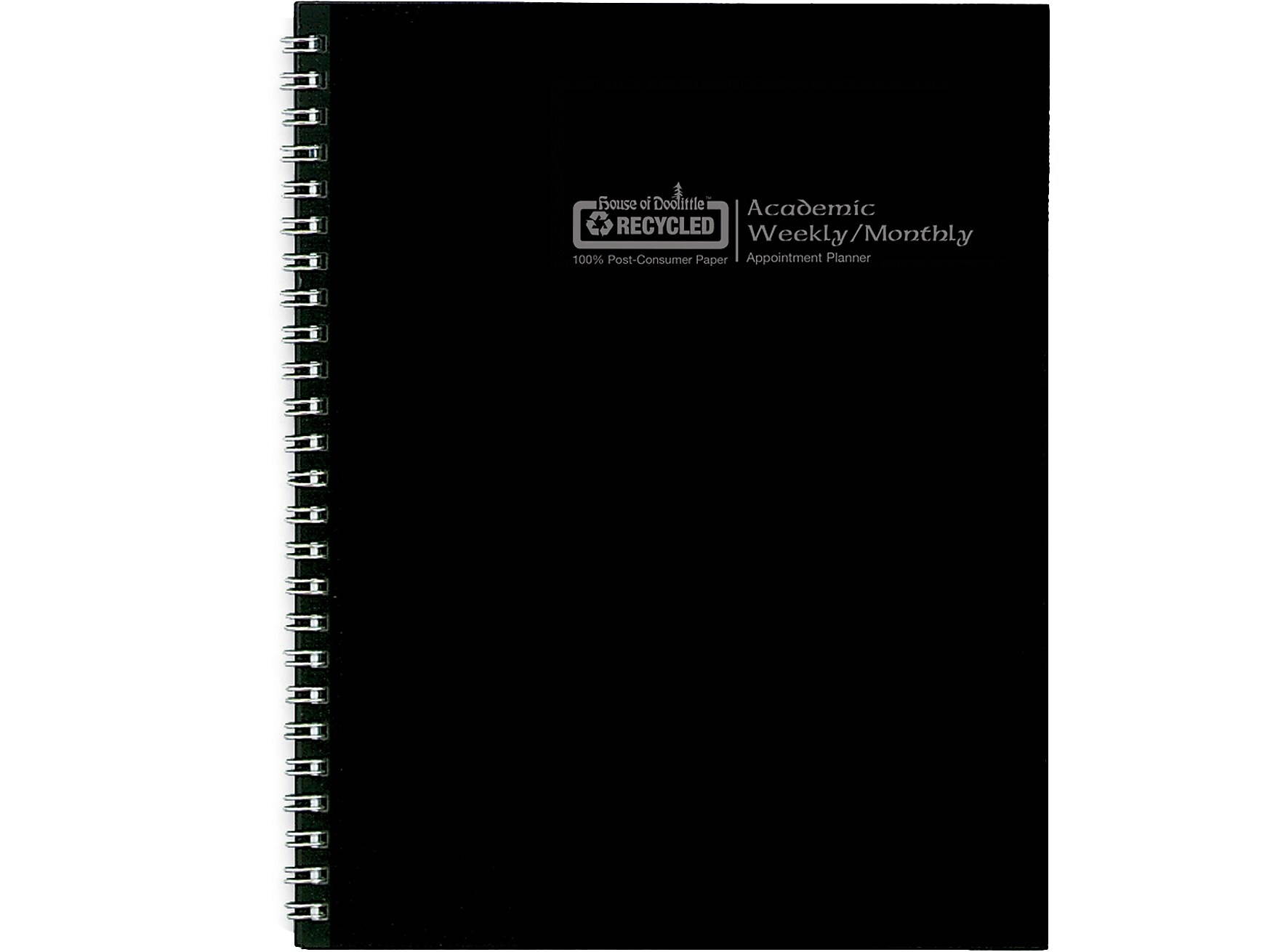 House of Doolittle 2021-2022 7" x 9" Academic Planner Black 295532-22