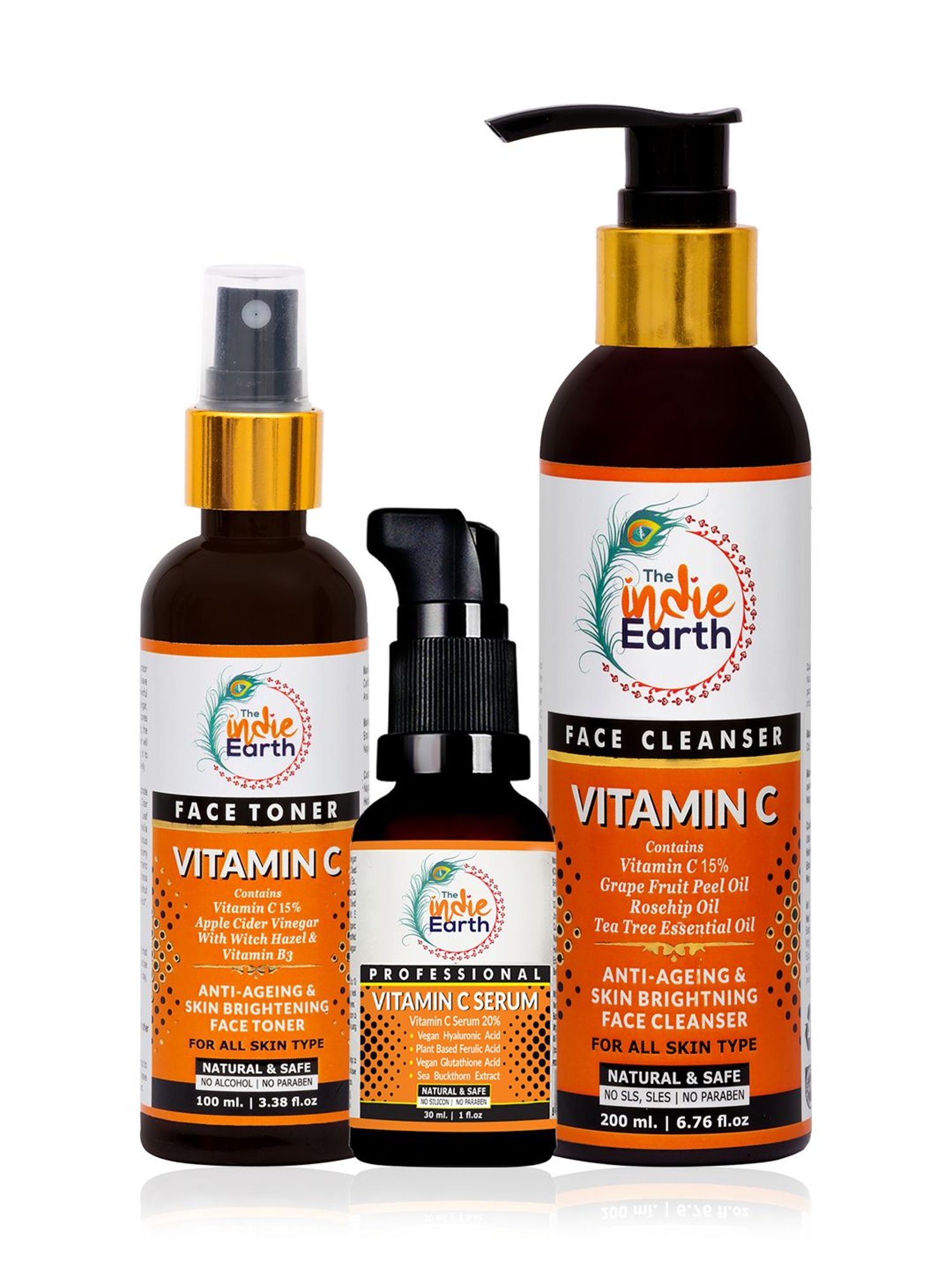 The Indie Earth Vitamin C Healthy Skin Regime