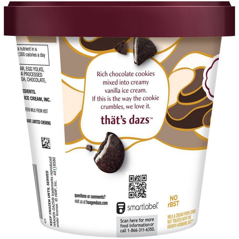 Haagen-Dazs Cookies & Cream Ice Cream - 14oz