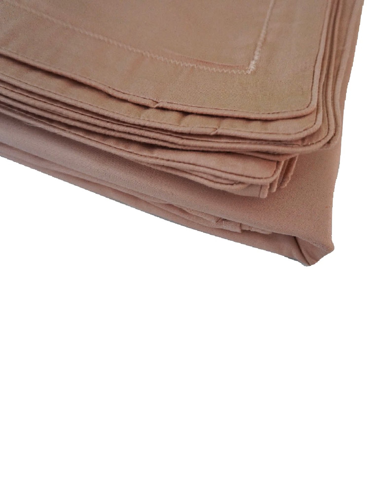 TARA Sparkling Homes Apricot Beige 300 TC Cotton King Bedsheet With 2 Pillow Covers