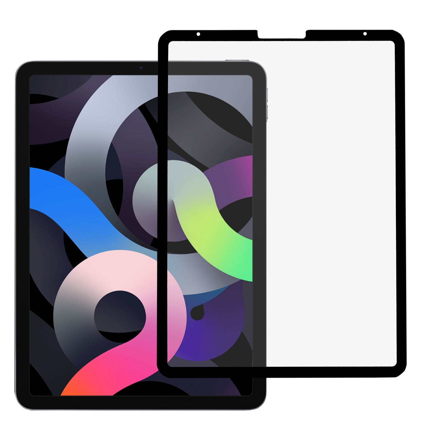 KIQ Shockproof Heavy Duty Shield Case with Impact/Crack/Shatter Resistant Ceramic Screen Protector for Apple iPad Pro 11 2020 (Yellow)