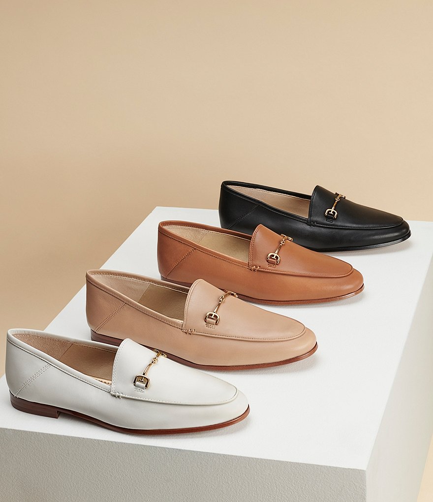 Jack Rogers Blair Pointed Toe Bow Leather Flats