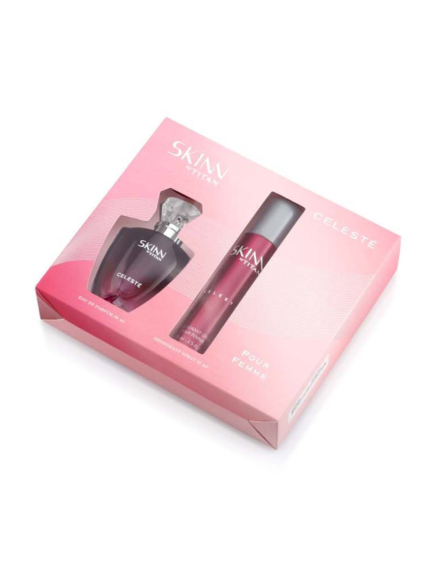 Skinn By Titan Celeste Coffret Perfume & Deodorant Gift Set For Women