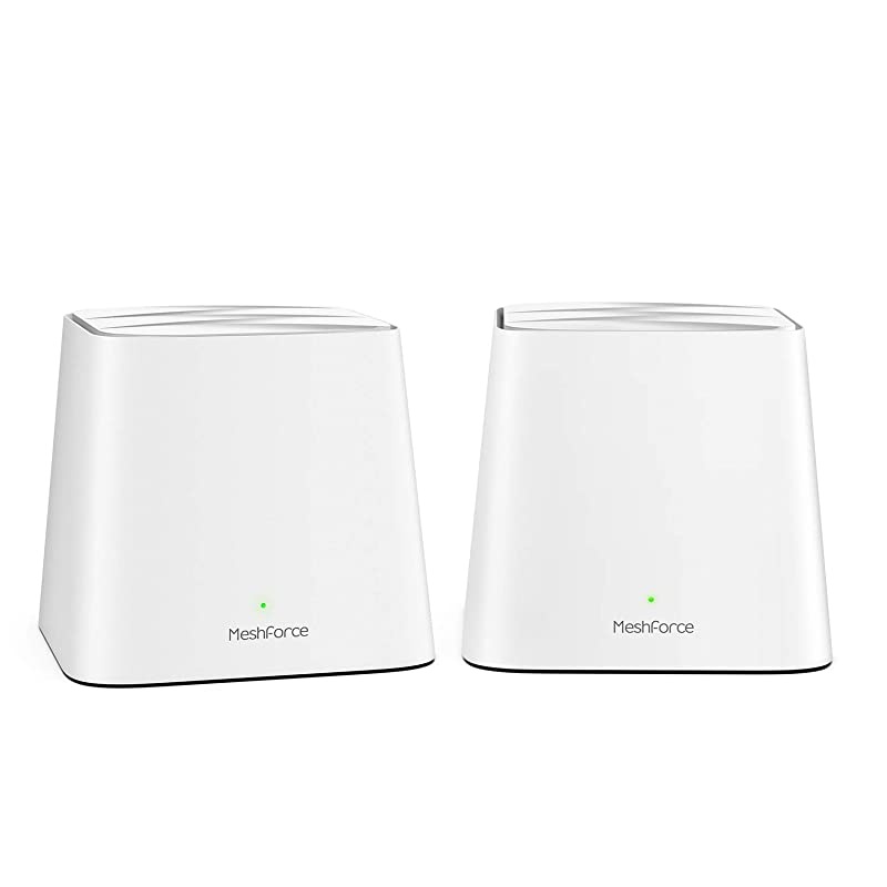 M1 Whole Home Mesh WiFi System 2 Pack 2020 Upgraded WiFi Performance Dual Band Wireless Mesh Router Max WiFi Coverage 6+ Bedrooms 2 Pack