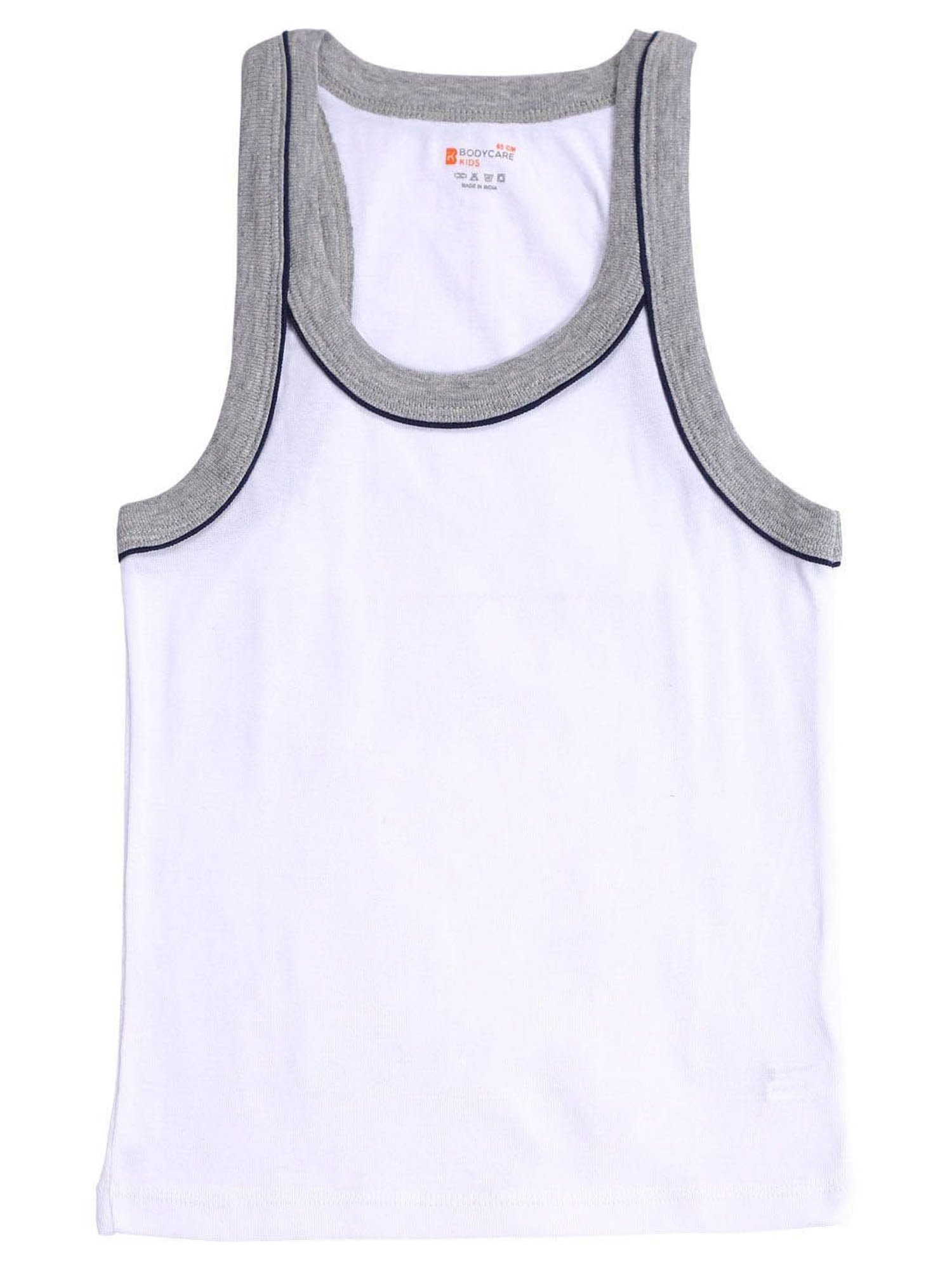 Bodycare Kids Assorted Solid Vest (Pack Of 3)