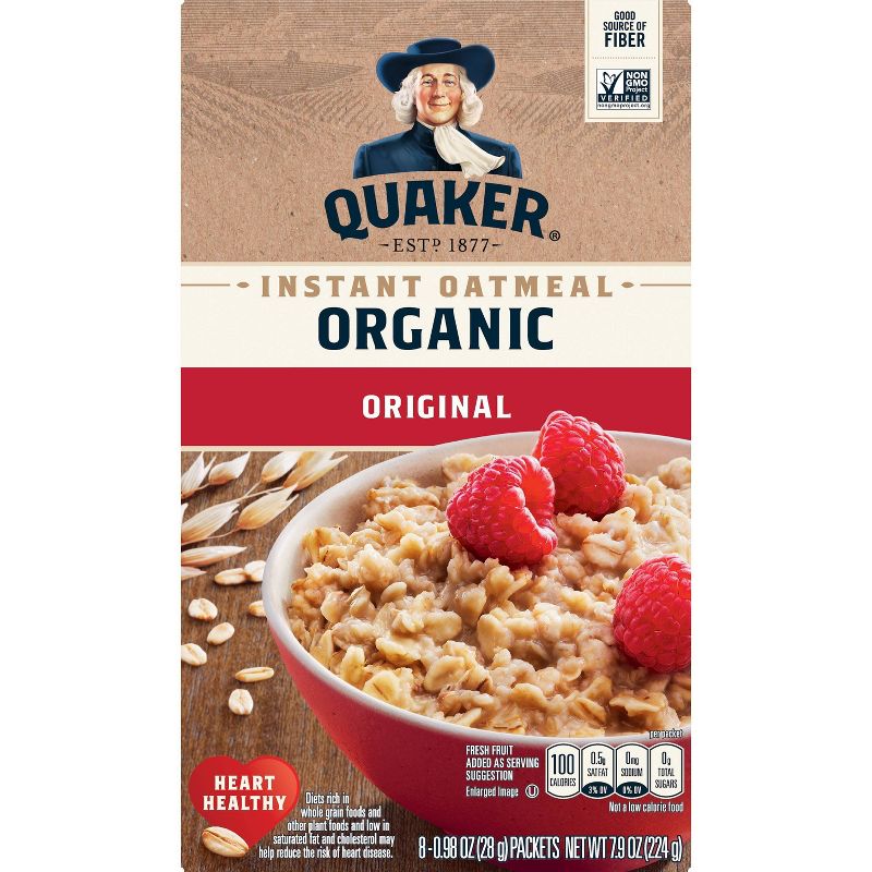 Quaker Select Starts Organic Instant Oatmeal - 8ct