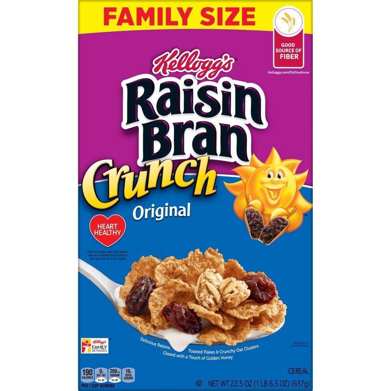Raisin Bran Crunch Original Breakfast Cereal - 22.5oz - Kellogg's
