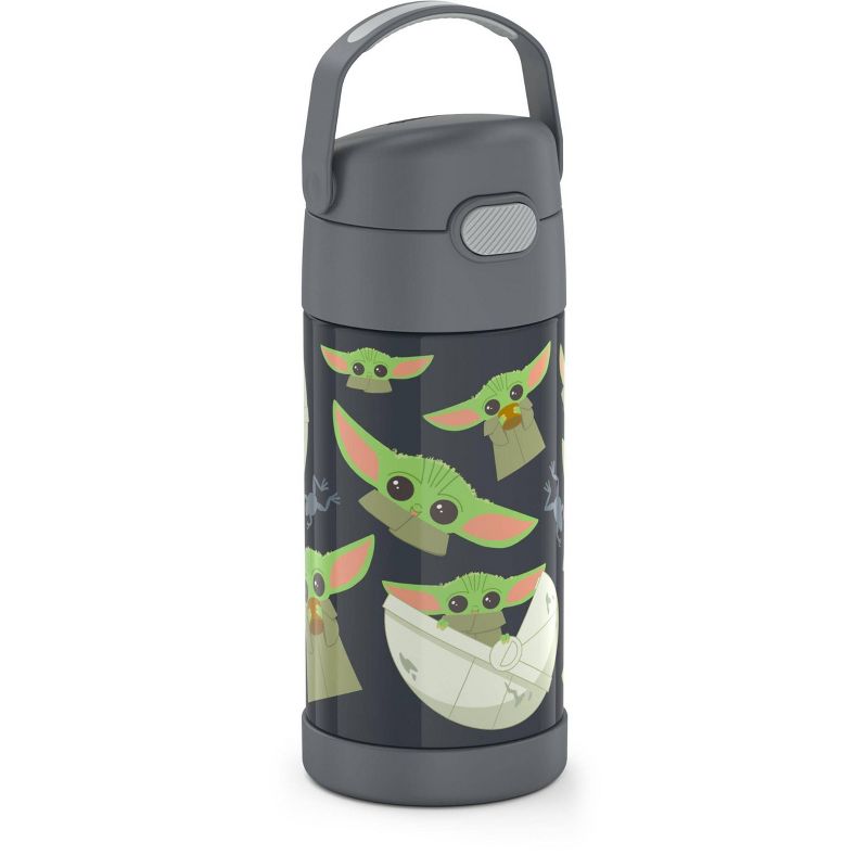 Thermos 12oz FUNtainer Water Bottle with Bail Handle - Baby Yoda