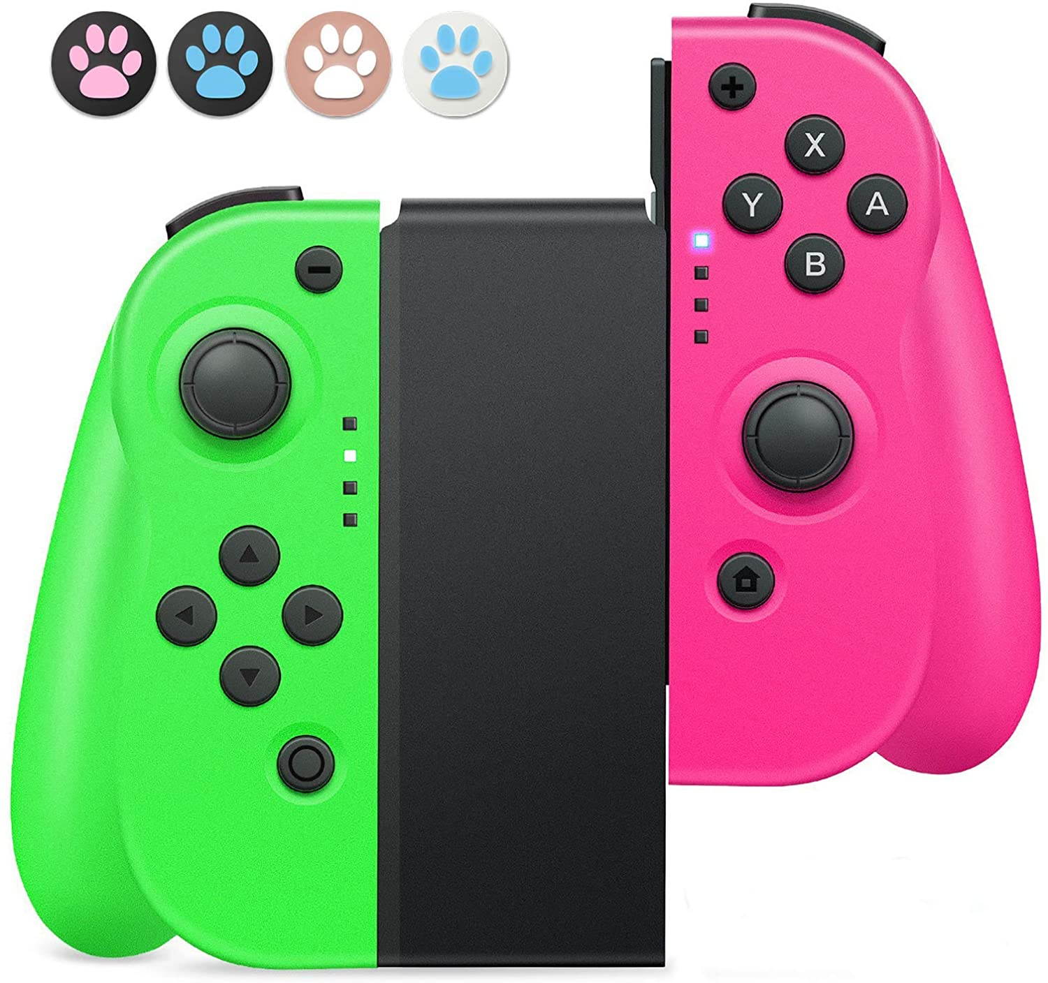Leelbox Switch controllers for Nintendo Switch, Bluetooth Wireless Gamepad Joystick Console Remote Controller, Double Shock, 6-Axis Gyro, as a substitution for Joy Con Controller