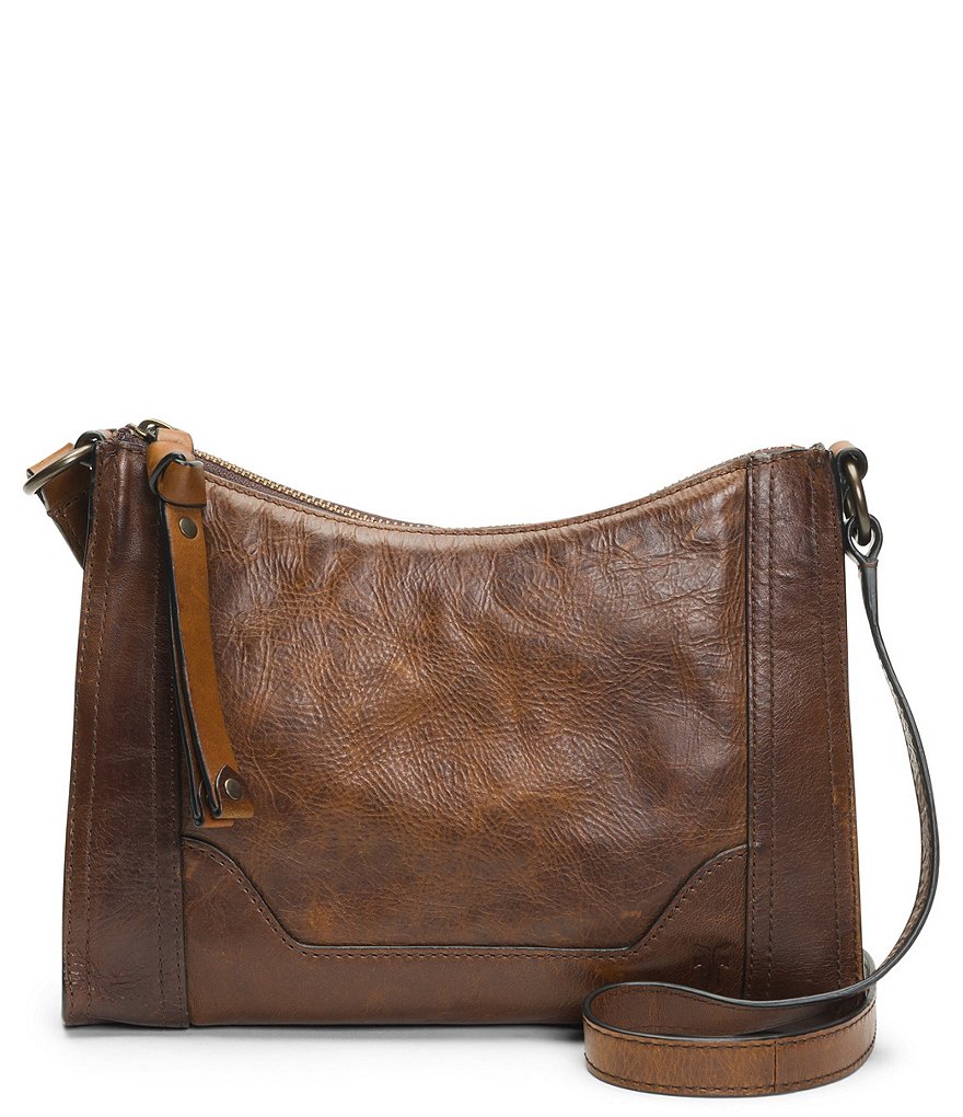 Frye Melissa Zip Leather Crossbody Bag