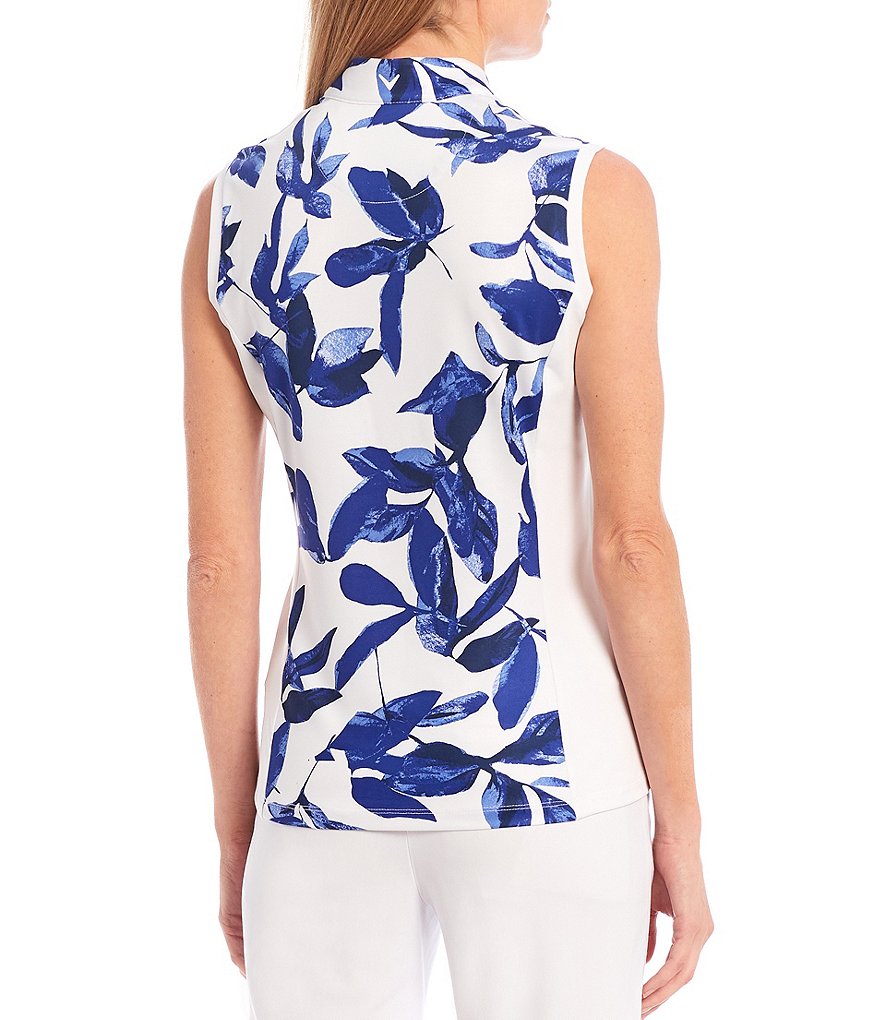 Callaway Sleeveless Soft Focus Floral Print Swing Tech&trade; Opti-Dri&trade; Polo