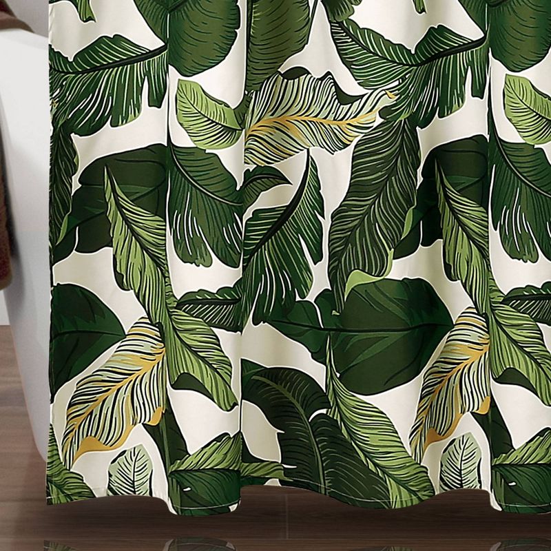 Tropical Paradise Shower Curtain Green - Lush Décor