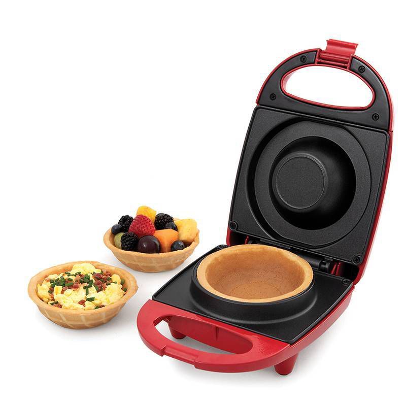 Salton Waffle Bowl Maker - Red