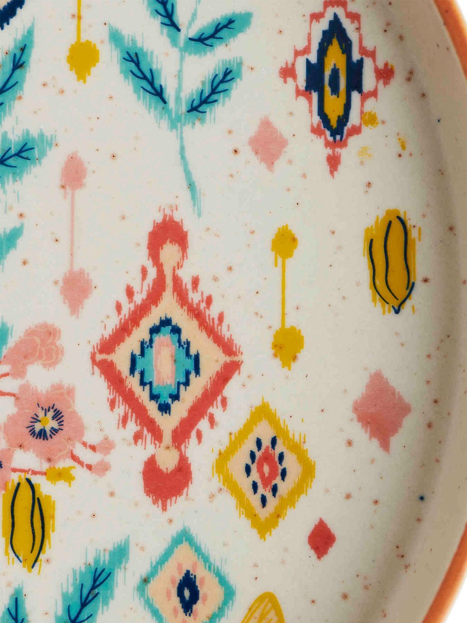 Chumbak Ivory Farmhouse Platter