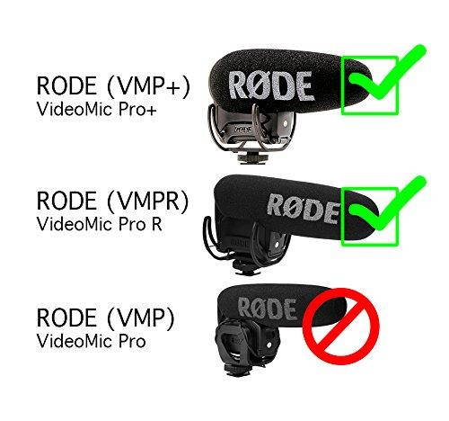 Micover Slipover Windscreen for RODE VideoMic Pro Pro+ Plus & Pro w/ Rycote Lyre VMPR & VMP+