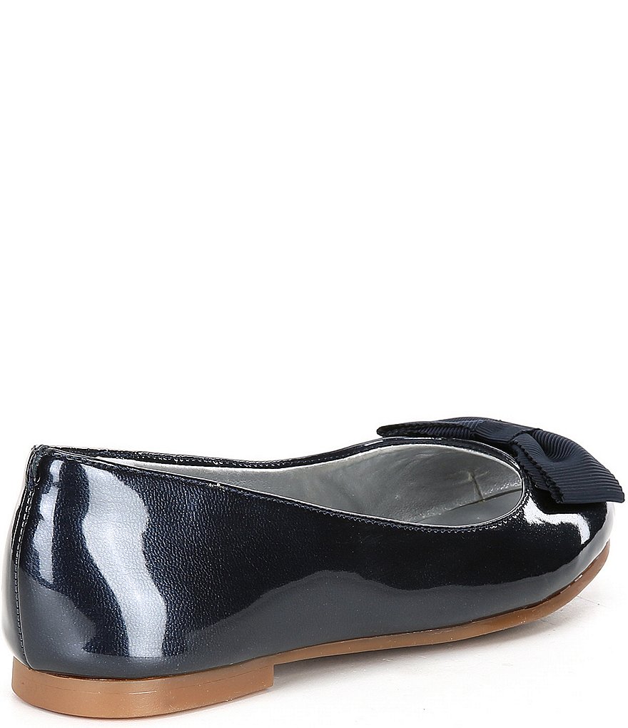 Copper Key Girls' Joyyful Patent Bow Detail Ballet Flats (Youth)