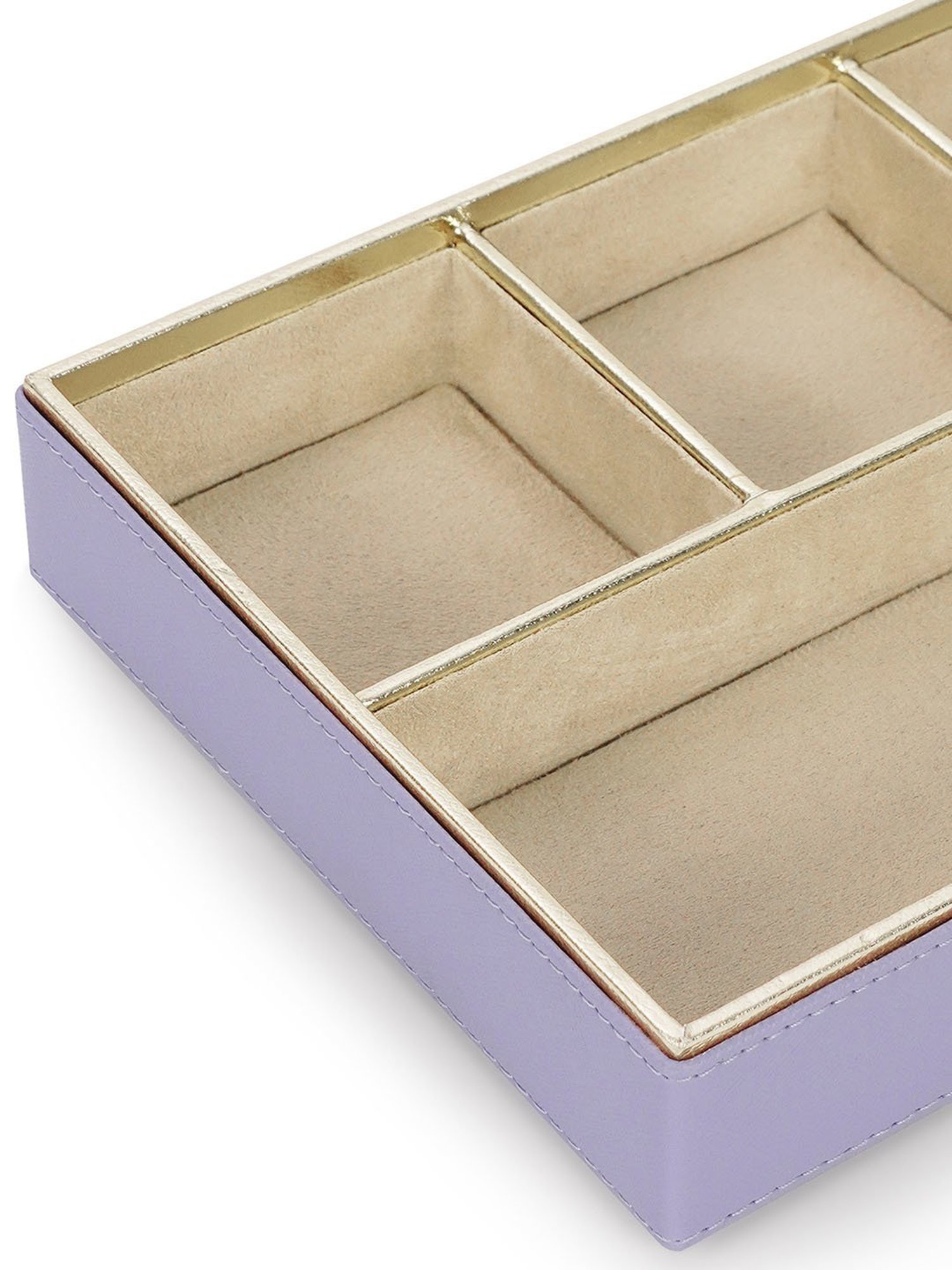 Pure Home and Living Purple Faux Leather Organisers