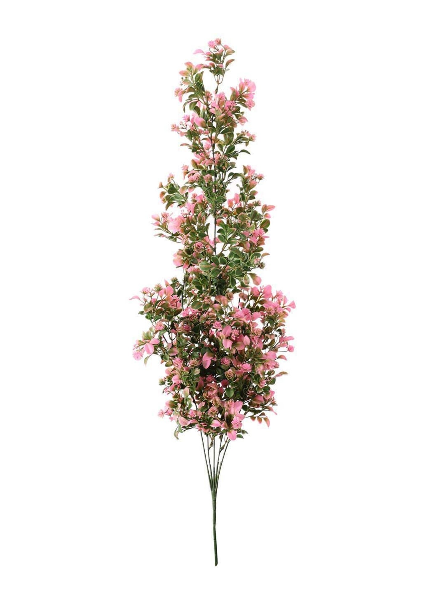 Foliyaj Multicolor Plastic Artificial Leaf Vine With Metal Wall Stand