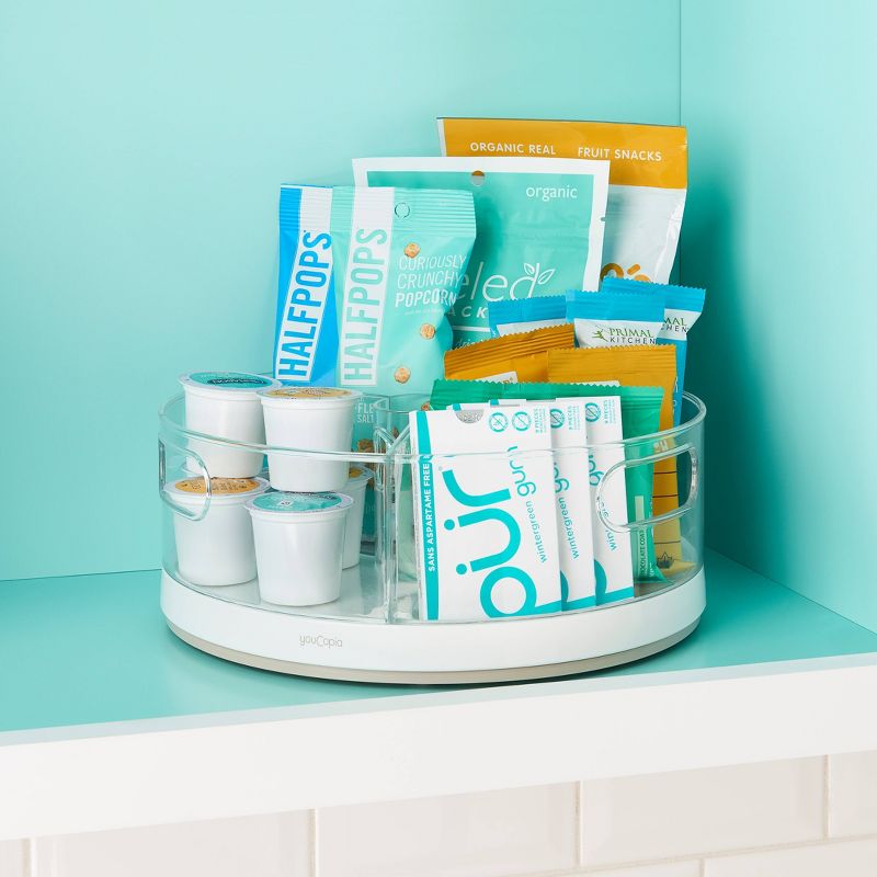 YouCopia Crazy Susan 11" Turntable with Bins