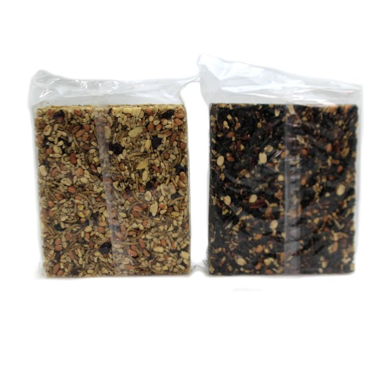 Home & Garden 7.25" Set/2 Large Cake Combo Woodpecker Bug Nut Fruit Mr Bird  -  Bird And Wildlife Food