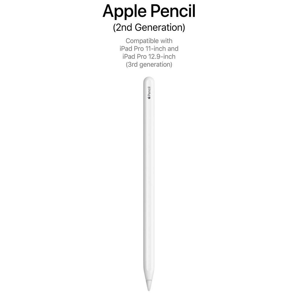 Apple MU8F2AM/A Pencil (2nd Generation) - Bluetooth - Capacitive Touchscreen Type Supported - Tablet Device Supported