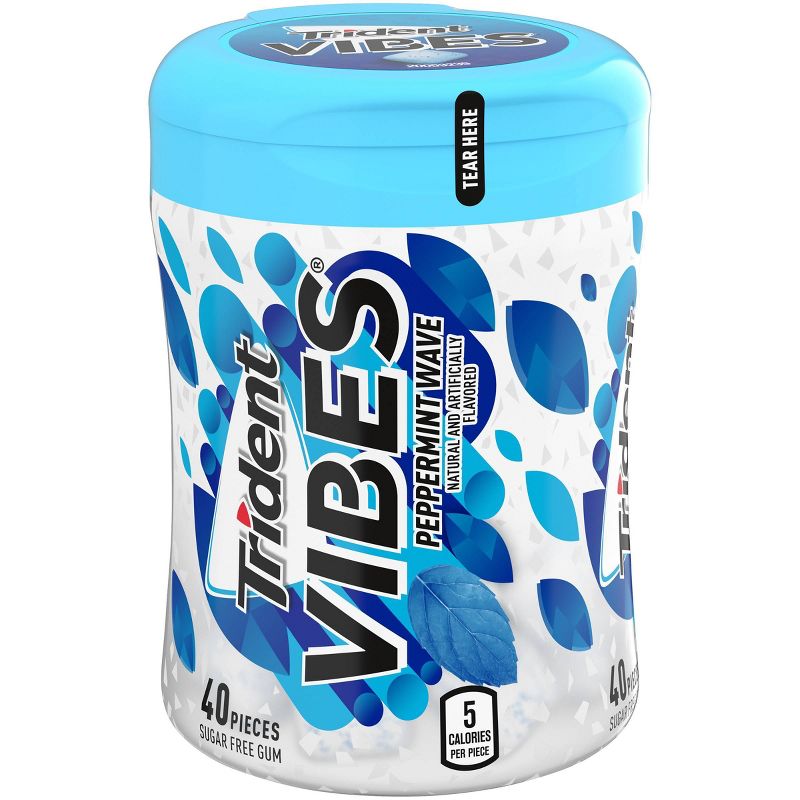 Trident Vibes Peppermint Bottle - 4.1oz/40ct