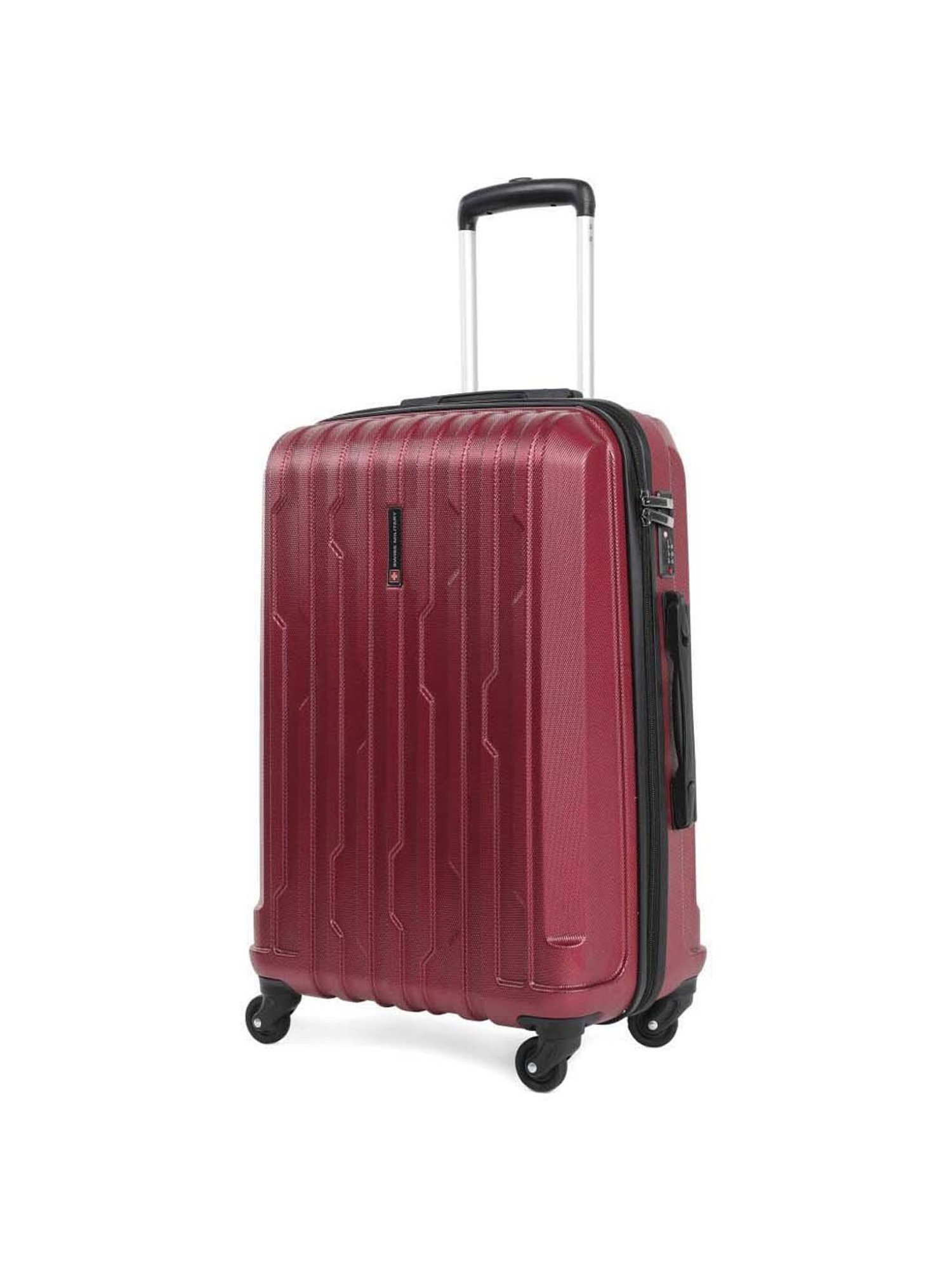 Skybags Salsa Red Solid Hard Medium Trolley Bag - 46 cm