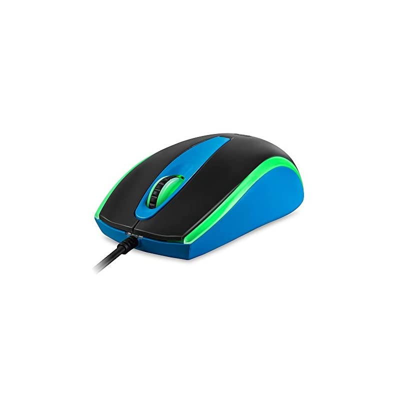 USB Optical Wired Computer Mouse with Rainbow LED Lights Soft Press Click for Office and Home1200DPI Premium and PortableCompatible with Windows PC Laptop Desktop