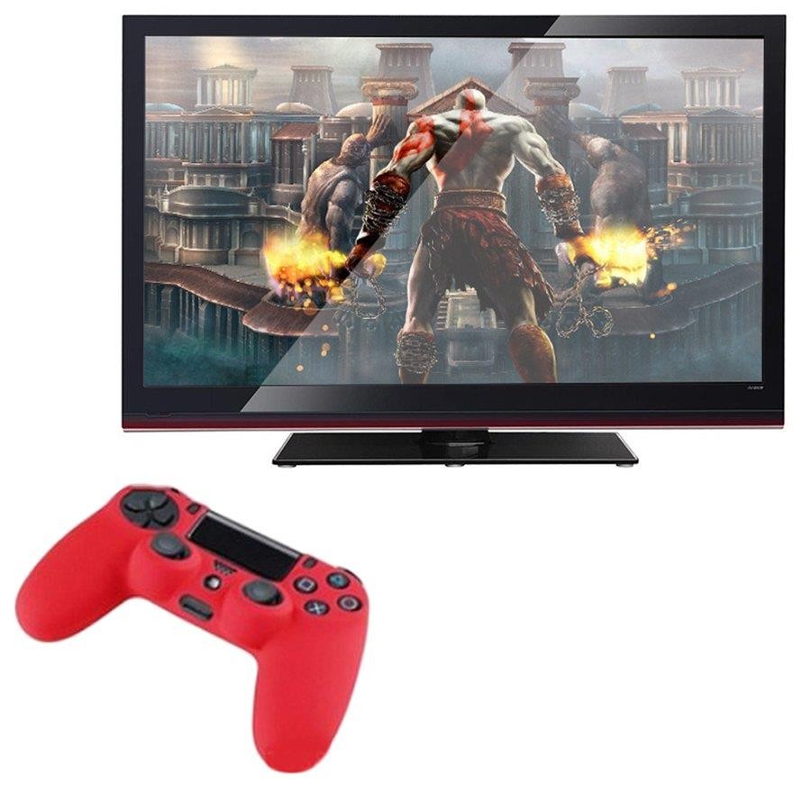 New Soft Silicone Rubber Gel Skin Non-slip Case Cover for PS4 Controller