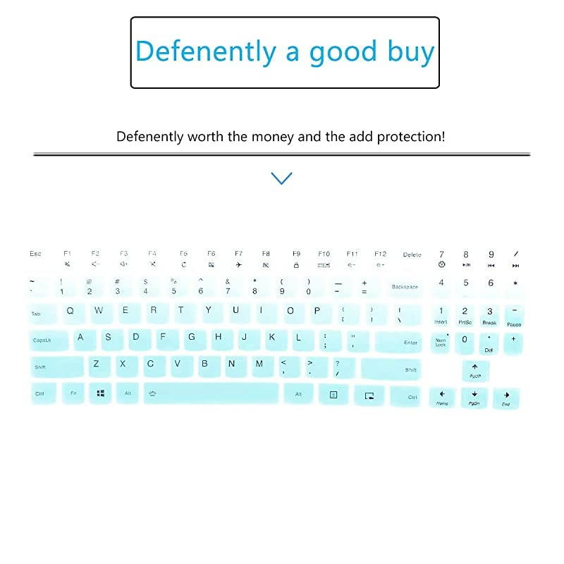 Keyboard Cover Skin Fit Lenovo Legion 15.6" Y520 Y530 Y540 Y545 Y720 R720 Y7000 Y7000P|17.3" Legion Y730 Y740 Gaming Laptop -Mint Green