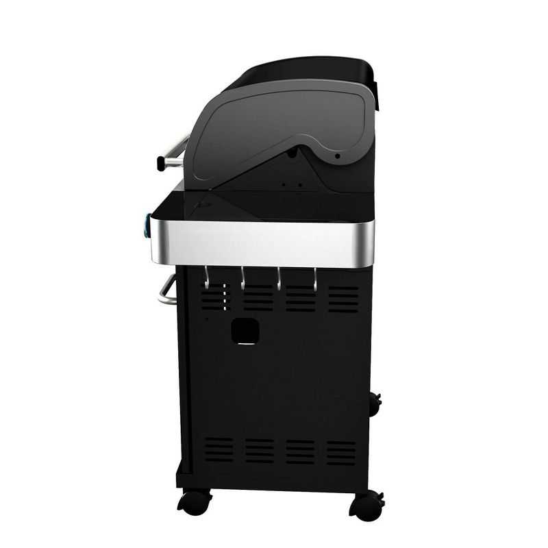 4-Burner Propane Gas Grill with LED Controls Black Model 13892 - Monument Grills