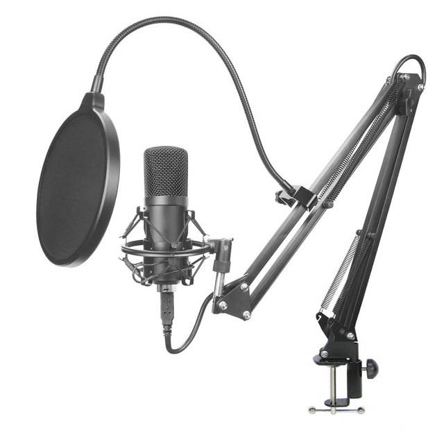 USB Computer Microphone Set 192KHZ / 24Bit High Sampling Rate Professional Podcast Condenser Microphone For PC Karaoke YouTube