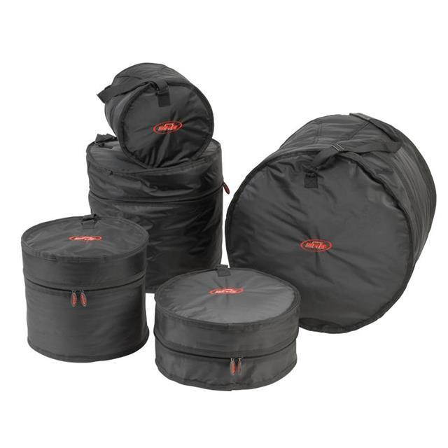 SKB Soft Gig Bag Set for 10" Tom, 12" Tom, 16" Floor Tom, 14" Snare & 22" Bass D