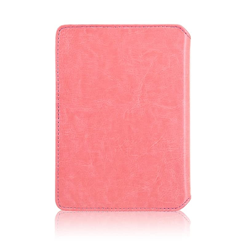 Case Fits All-New Kindle 10th Generation 2019 and 8th Gen 2016 ONLY (NOT FIT Kindle Paperwhite/Kindle Oasis), Folio Smart Leather Cover with Auto Wake Sleep & Front Pocket, Light Pink