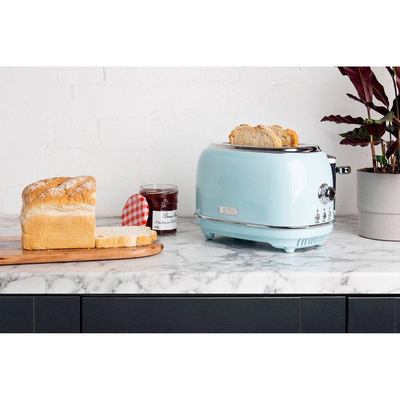 Heritage 2-Slice Wide Slot Toaster - Blue
